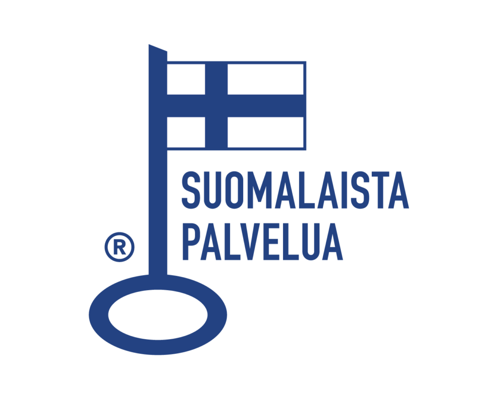 The Key Flag symbolizes that Linjateräs' work and products and made in Finland