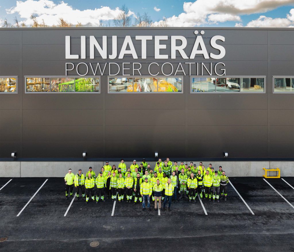 Linjateräs — High-quality powder coating globally