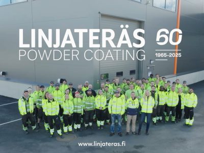 Linjateräs Oy — 60 vuotta pulverimaalauksen edelläkävijyyttä