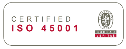 ISO 45001 Certified — Linjateräs your modern powder coating partner