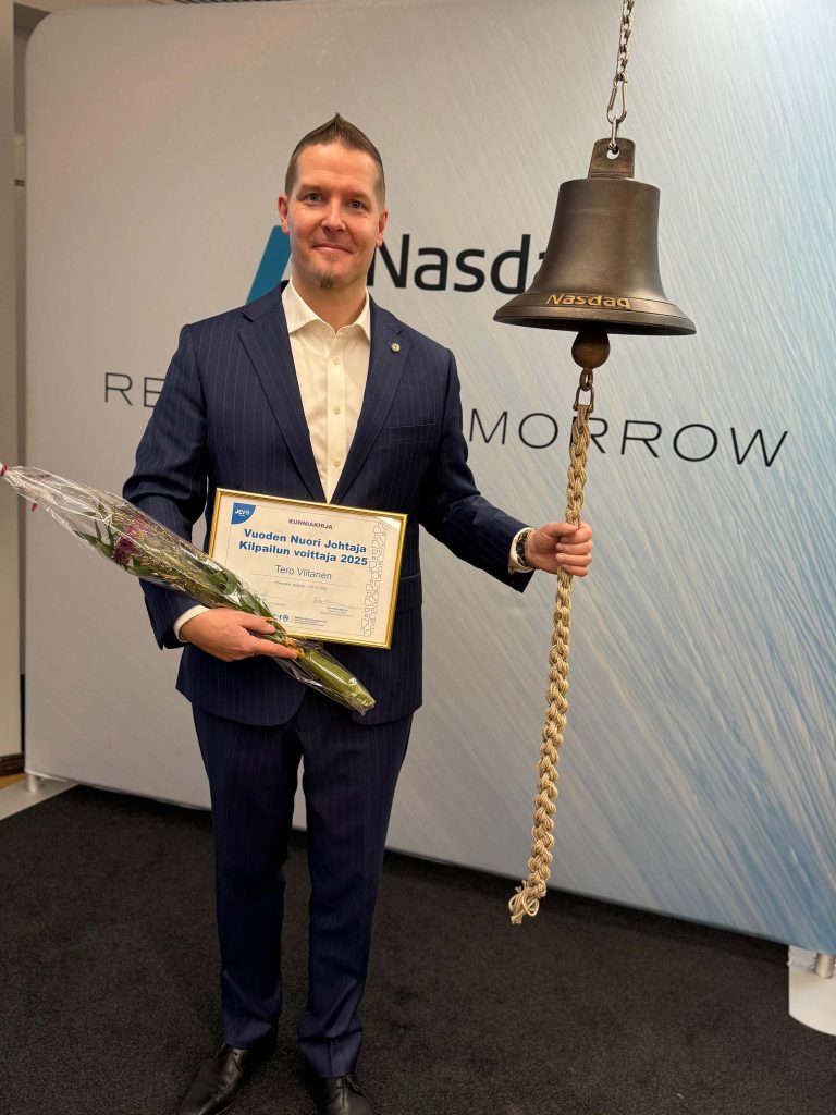 Linjateräs CEO Tero Viitanen has been selected as Finland’s Young Leader of the Year 2025. The recognition is significant both personally and for the entire Linjateräs team, our customers, and partners.
