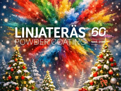 Linjateräs Oy — Jauhemaalauksen eli pulverimaalauksen edelläkävijä. Vuodenvaihteen aukioloaikamme ovat seuraavat.