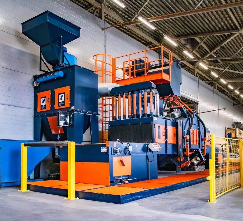 Linjateräs AB — Vår automatiska blästringslinje erbjuder en snabbare, mer effektiv och högkvalitativ rengöring.